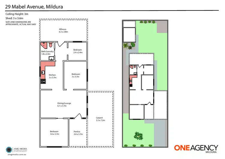 Floorplan of Homely house listing, 29 Mabel Avenue, Mildura VIC 3500