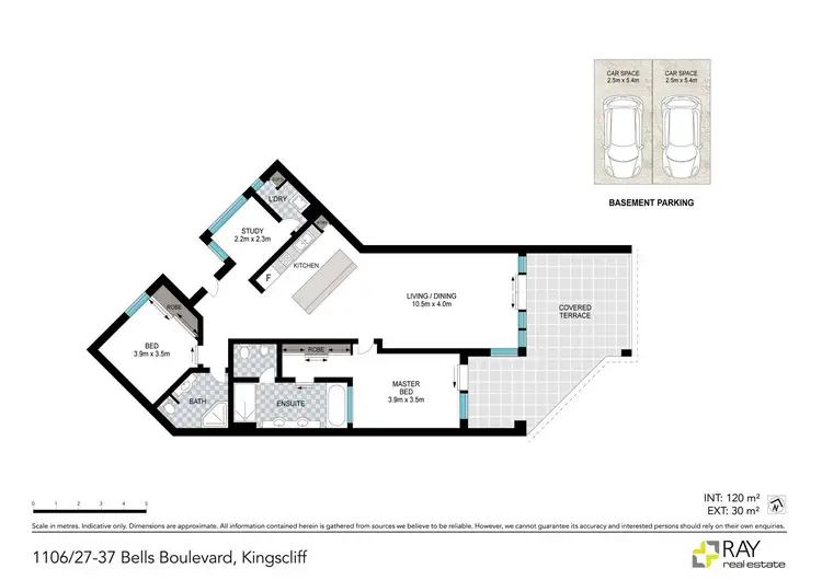 Floorplan of Homely apartment listing, 1106/27-37 Bells Boulevard, Kingscliff NSW 2487