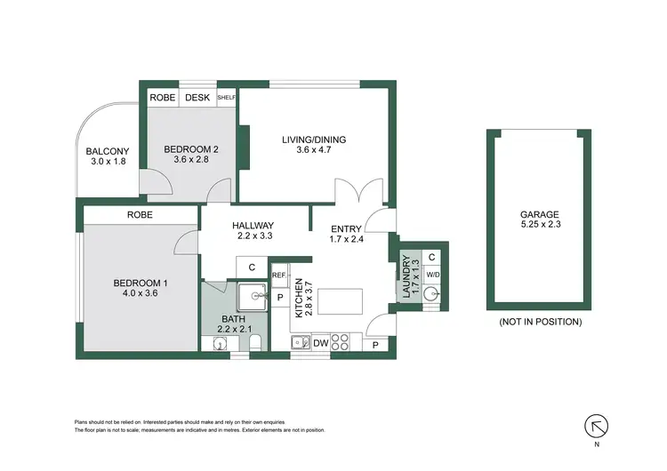 Floorplan of Homely apartment listing, 16/109 Nimmo Street, Middle Park VIC 3206