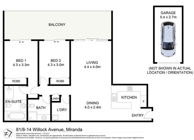 Floorplan of Homely apartment listing, 81/8-12 Willock Avenue, Miranda NSW 2228