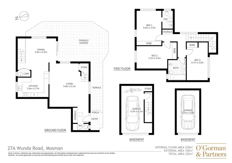 Floorplan of Homely townhouse listing, 27A Wunda (6/27 Wunda) Road, Mosman NSW 2088
