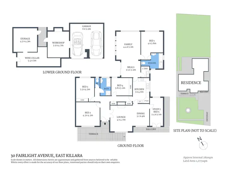 Floorplan of Homely house listing, 30 Fairlight Avenue, East Killara NSW 2071