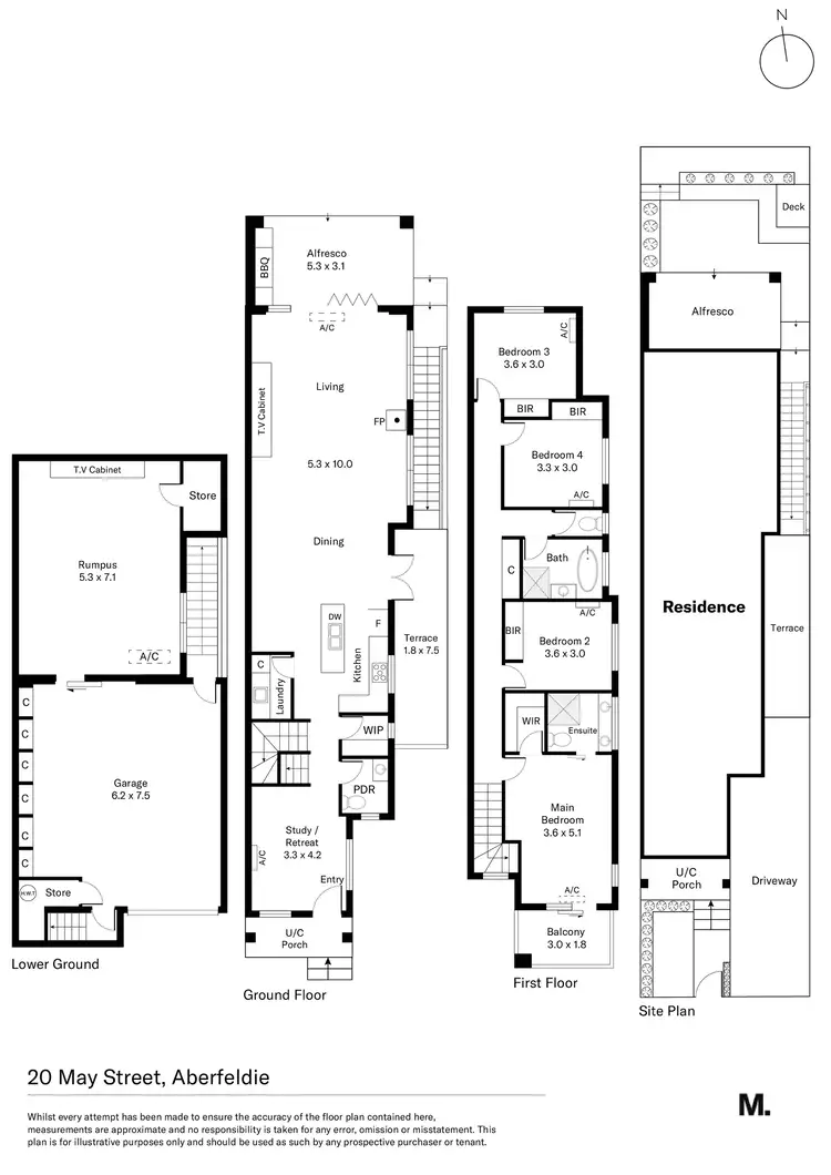 Floorplan of Homely house listing, 20 May Street, Aberfeldie VIC 3040