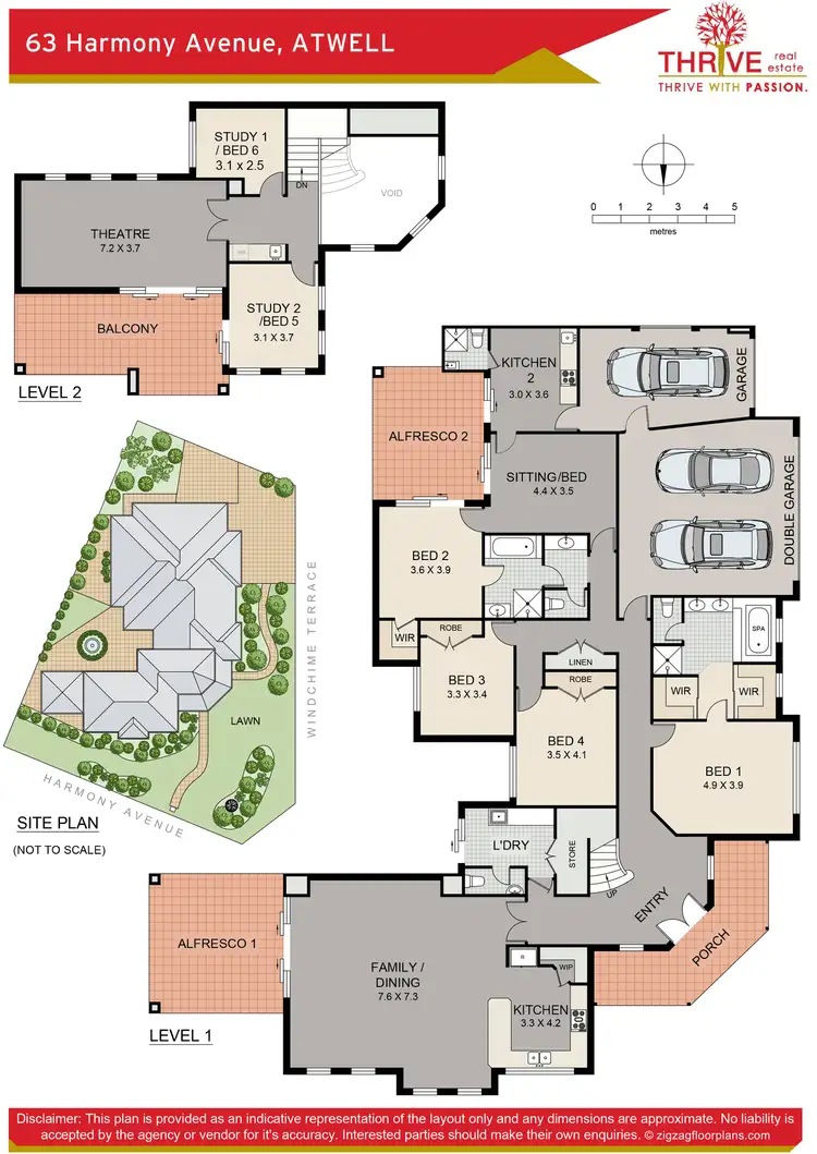 Floorplan of Homely house listing, 63 Harmony Avenue, Atwell WA 6164
