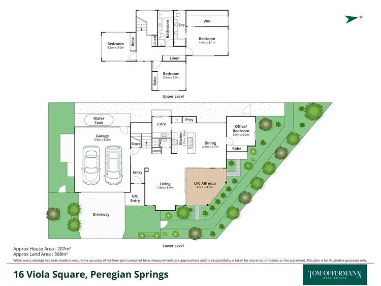 Floorplan of Homely house listing, 16 Viola Square, Peregian Springs QLD 4573