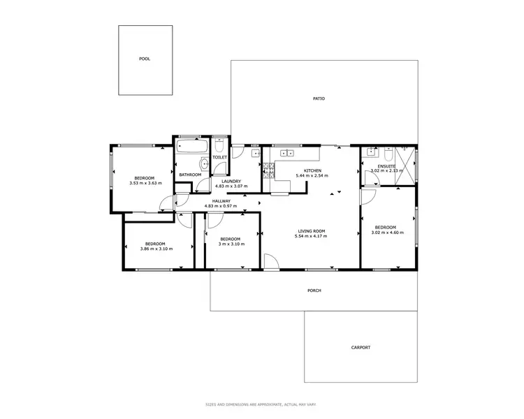Floorplan of Homely house listing, 109 Windarra Street, Woree QLD 4868