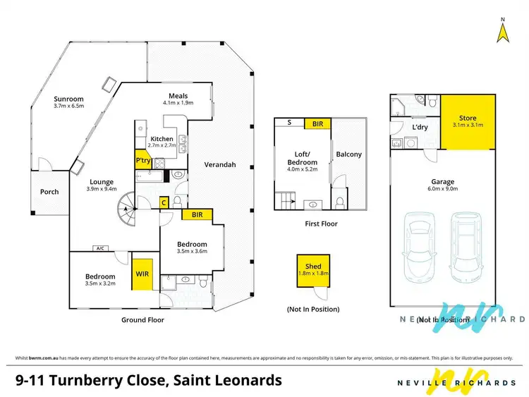 Floorplan of Homely house listing, 9-11 Turnberry Close, St Leonards VIC 3223