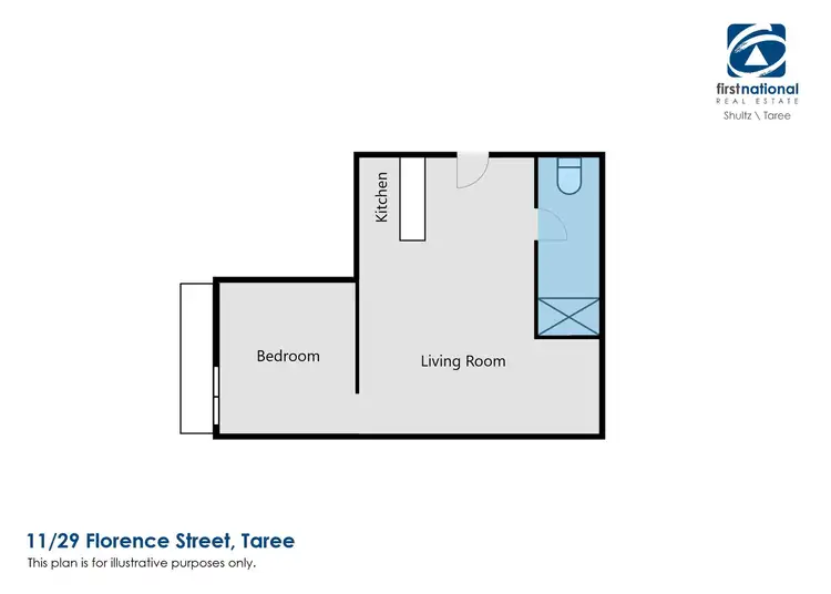 Floorplan of Homely unit listing, 11/29 Florence Street, Taree NSW 2430