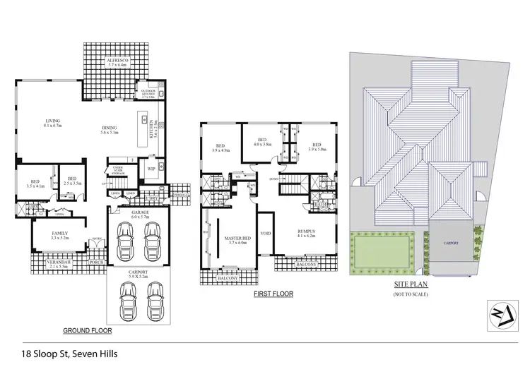 Floorplan of Homely house listing, 18 Sloop Street, Seven Hills NSW 2147