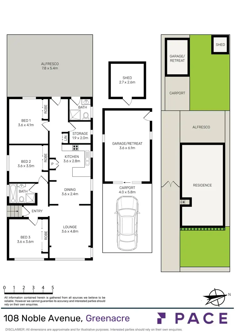 Floorplan of Homely house listing, 108 Noble Avenue, Greenacre NSW 2190