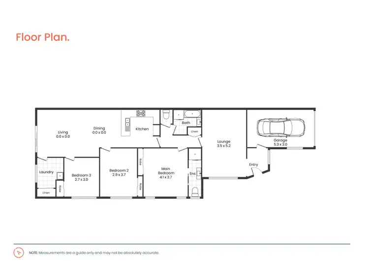 Floorplan of Homely semi-detached listing, 1/171 High Street, East Maitland NSW 2323