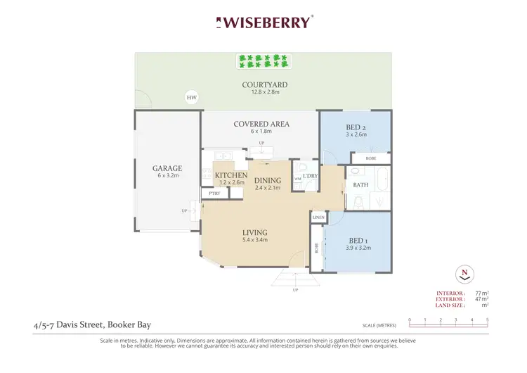 Floorplan of Homely villa listing, 4/5-7 Davis Street, Booker Bay NSW 2257