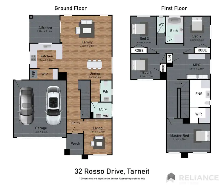 Floorplan of Homely house listing, 32 Rosso Drive, Tarneit VIC 3029