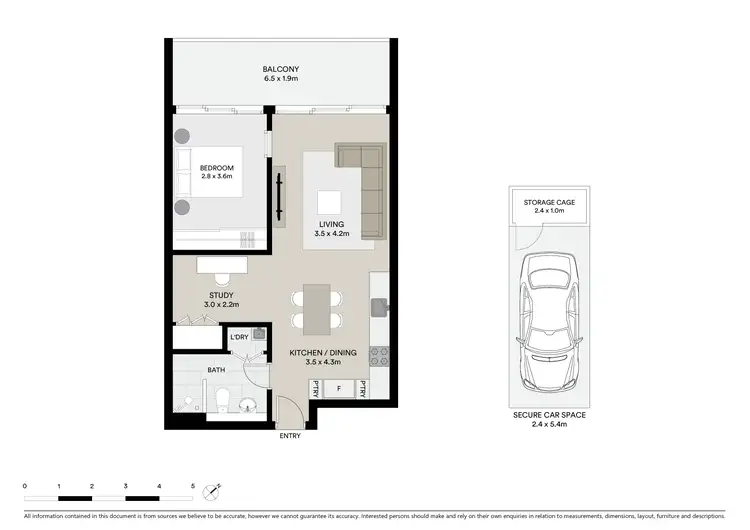 Floorplan of Homely apartment listing, 223/5A Whiteside Street, North Ryde NSW 2113