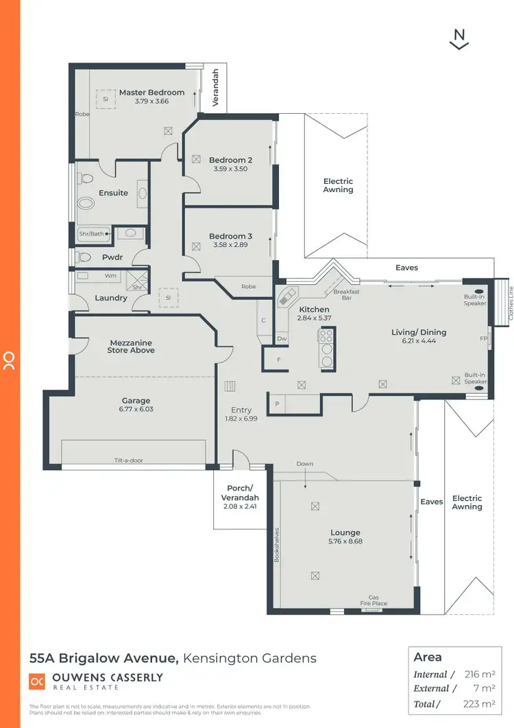 Floorplan of Homely house listing, 55A Brigalow Avenue, Kensington Gardens SA 5068