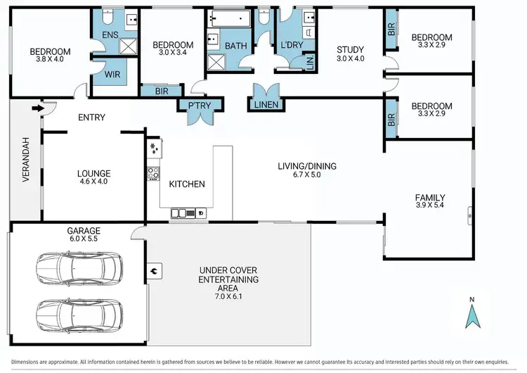 Floorplan of Homely house listing, 40 Delungra Avenue, Clifton Springs VIC 3222