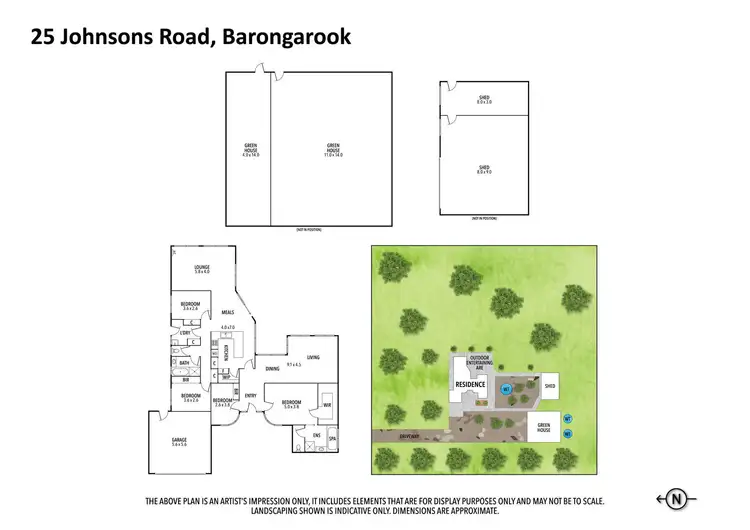Floorplan of Homely rural property listing, 25 Johnsons Road, Barongarook VIC 3249