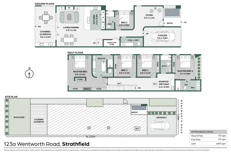 Floorplan of Homely house listing, 123A Wentworth Road, Strathfield NSW 2135