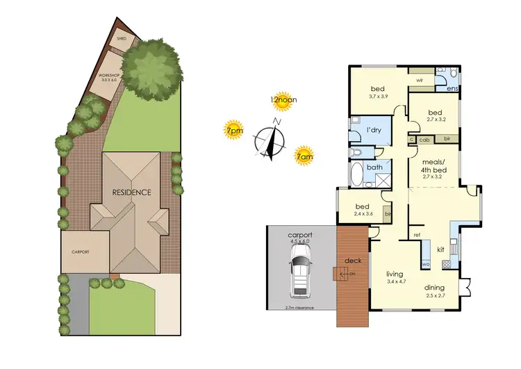 Floorplan of Homely house listing, 41 Washington Drive, Frankston VIC 3199