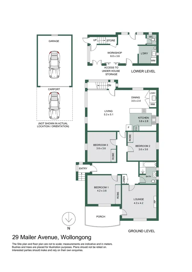 Floorplan of Homely house listing, 29 Mailer Avenue, Wollongong NSW 2500