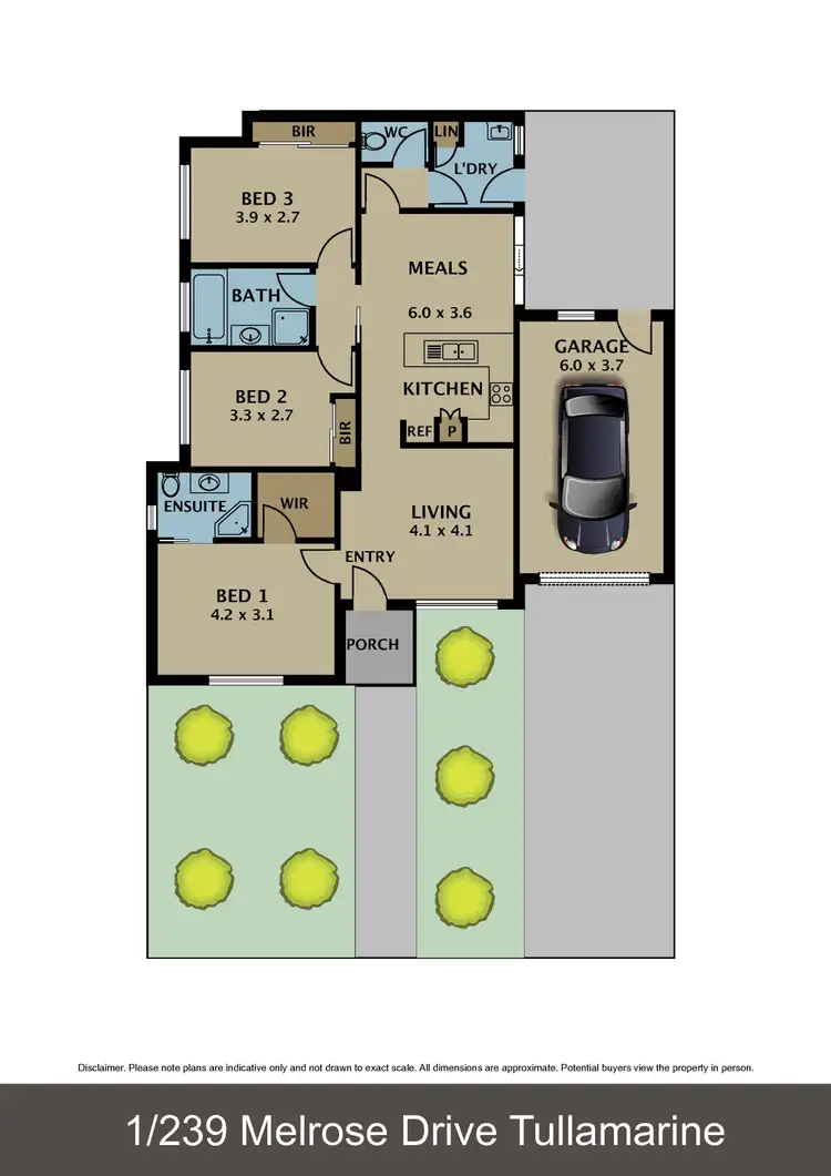 Floorplan of Homely house listing, 1/239 Melrose Drive, Tullamarine VIC 3043