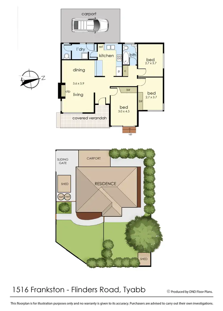 Floorplan of Homely house listing, 1516 Frankston-Flinders Road, Tyabb VIC 3913