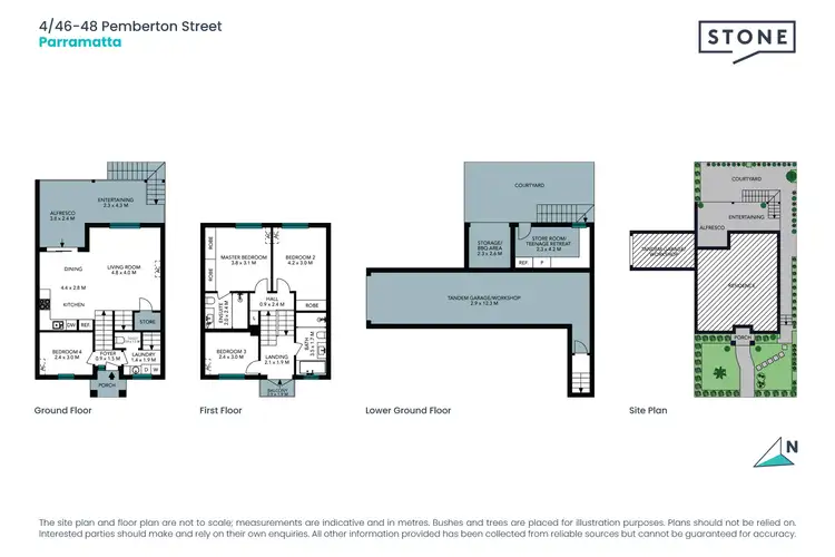 Floorplan of Homely townhouse listing, 4/46-48 Pemberton Street, Parramatta NSW 2150