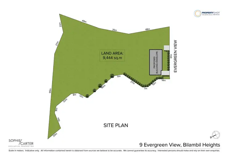 Floorplan of Homely land listing, 9 Evergreen View, Bilambil Heights NSW 2486