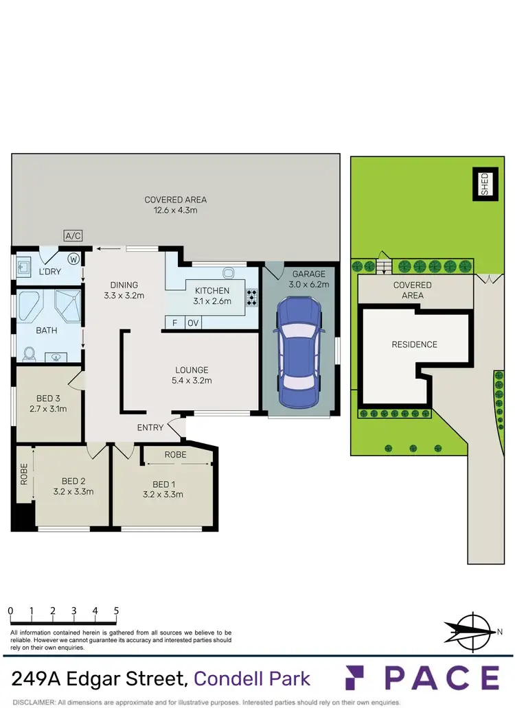 Floorplan of Homely house listing, 249a Edgar Street, Condell Park NSW 2200