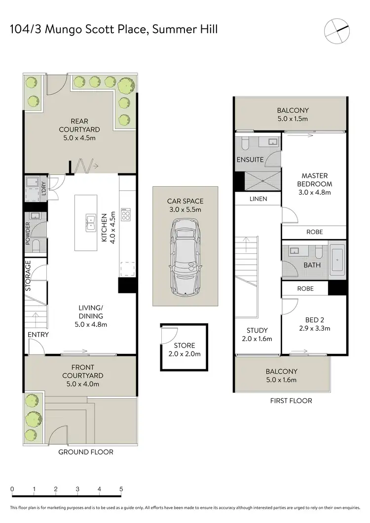 Floorplan of Homely apartment listing, 104/3 Mungo Scott Place, Summer Hill NSW 2130