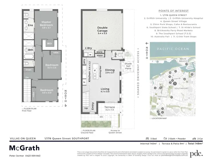 Floorplan of Homely townhouse listing, 1/178 Queen Street, Southport QLD 4215