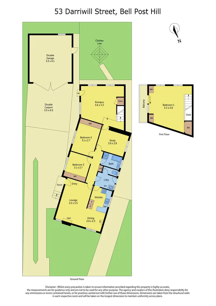 Floorplan of Homely house listing, 53 Darriwill Street, Bell Post Hill VIC 3215