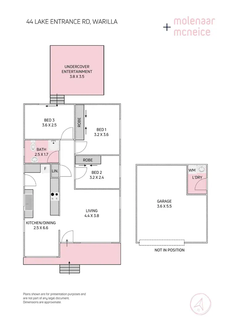 Floorplan of Homely house listing, 44 Lake Entrance Road, Warilla NSW 2528