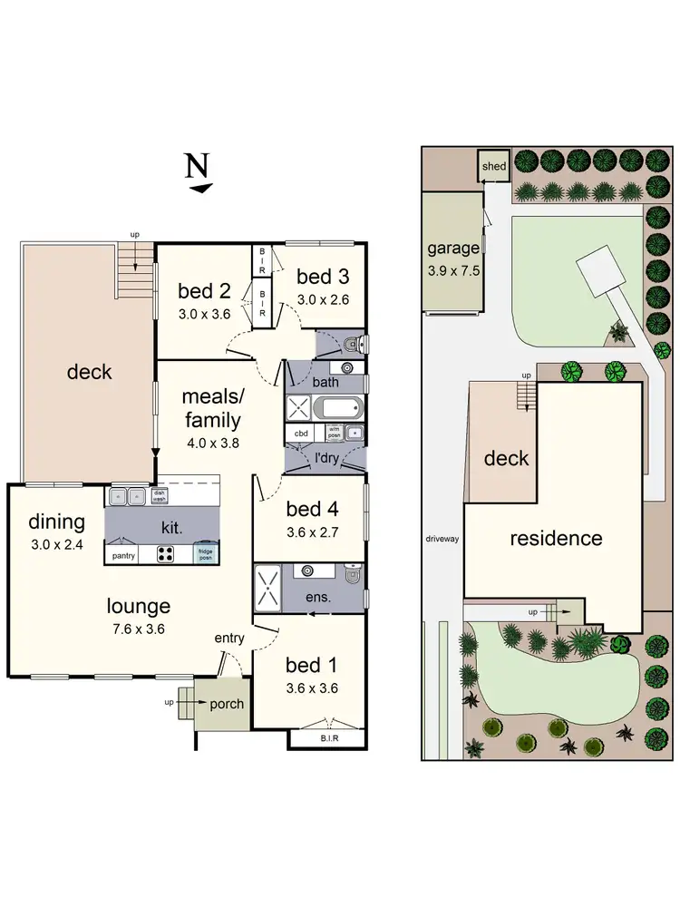 Floorplan of Homely house listing, 12 Ashcombe Drive, Ringwood VIC 3134