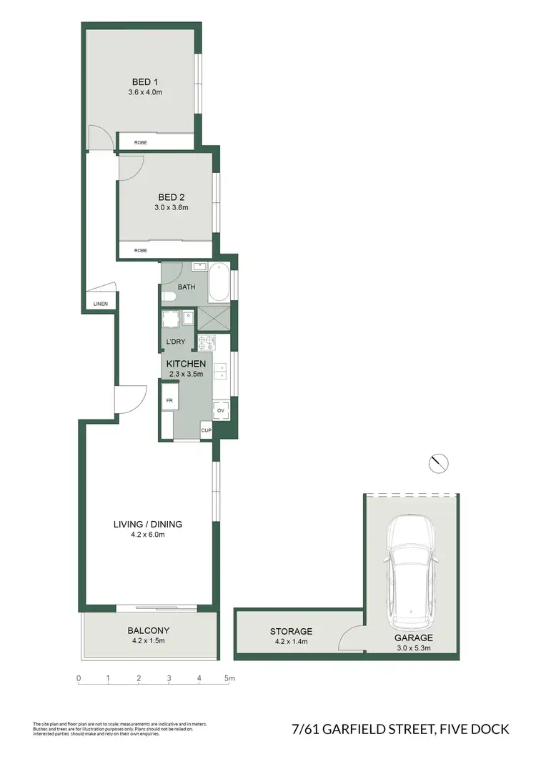 Floorplan of Homely apartment listing, 7/61 Garfield Street, Five Dock NSW 2046