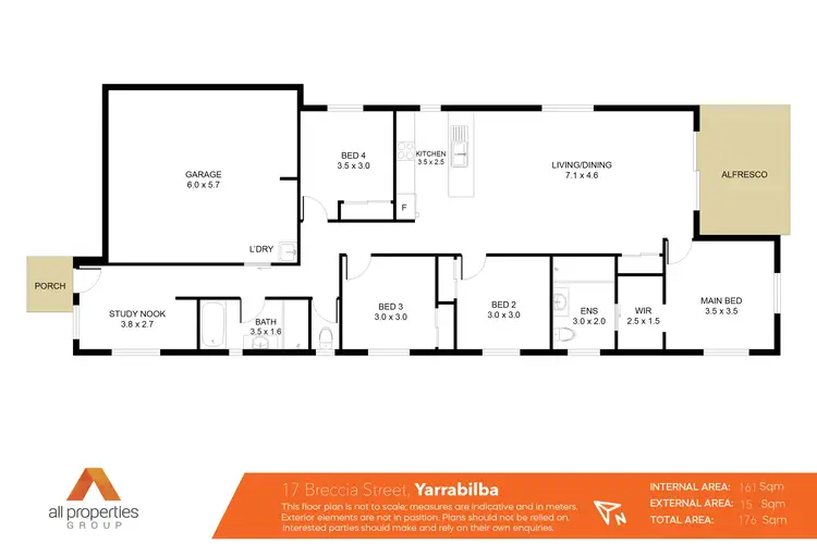 Floorplan of Homely house listing, 17 Breccia Street, Yarrabilba QLD 4207
