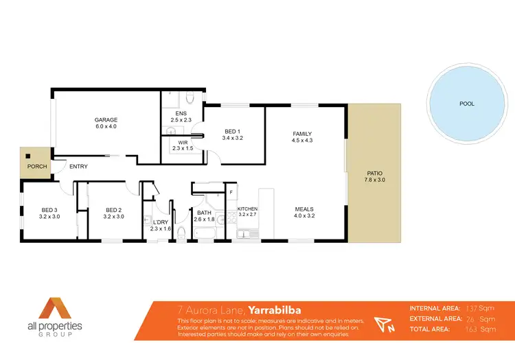 Floorplan of Homely house listing, 7 Aurora Lane, Yarrabilba QLD 4207