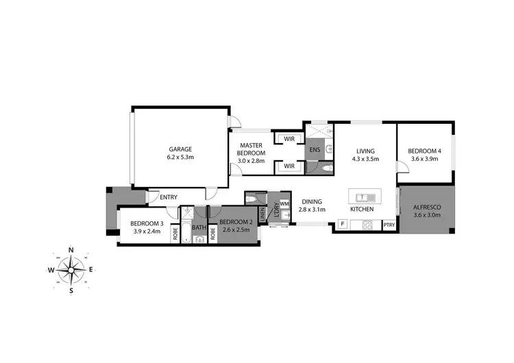 Floorplan of Homely house listing, 4 Topiary Street, Lakelands WA 6180