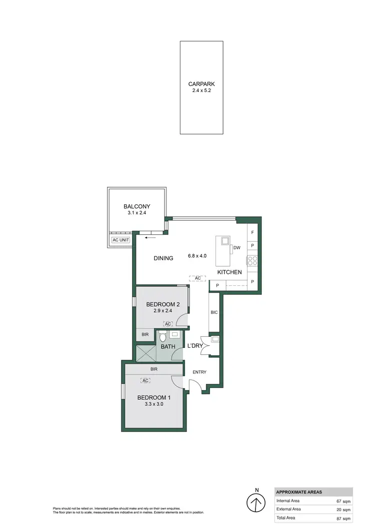 Floorplan of Homely apartment listing, 204/248 Flinders Street, Adelaide SA 5000