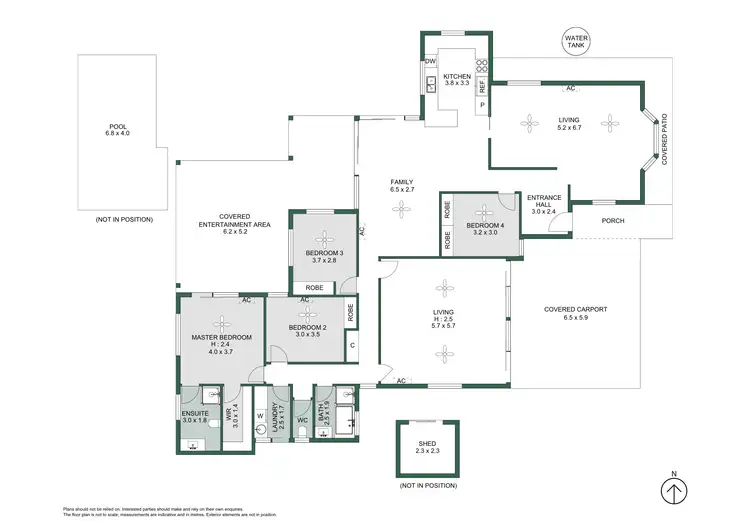 Floorplan of Homely house listing, 4 Goya Court, Mackenzie QLD 4156