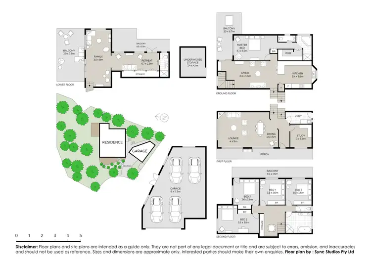 Floorplan of Homely house listing, 1-3 Grey Gum Road, Mount Colah NSW 2079