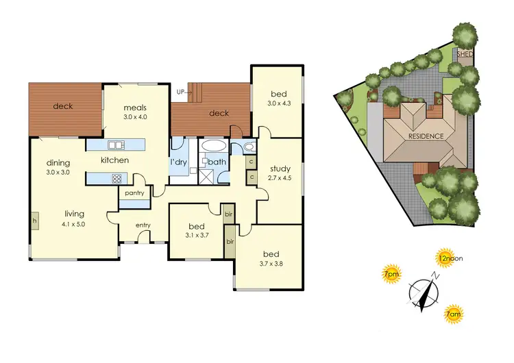 Floorplan of Homely house listing, 6 Stanford Court, Frankston VIC 3199