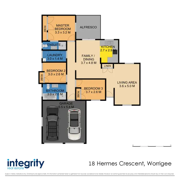 Floorplan of Homely house listing, 18 Hermes Crescent, Worrigee NSW 2540