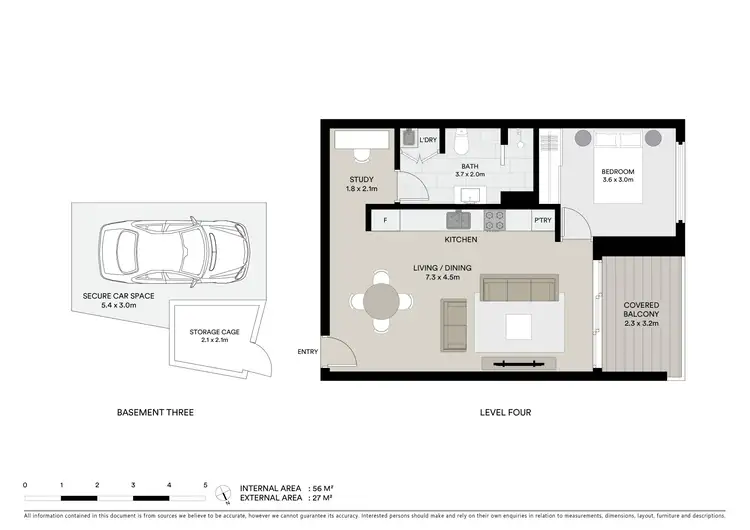 Floorplan of Homely apartment listing, 52/21 Bay Drive, Meadowbank NSW 2114