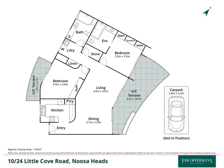 Floorplan of Homely unit listing, 10/24 Little Cove Road, Noosa Heads QLD 4567