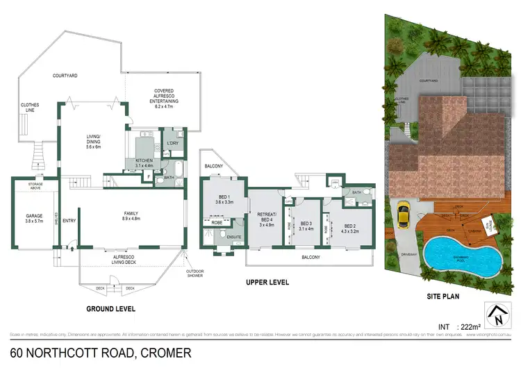 Floorplan of Homely house listing, 60 Northcott Road, Cromer NSW 2099