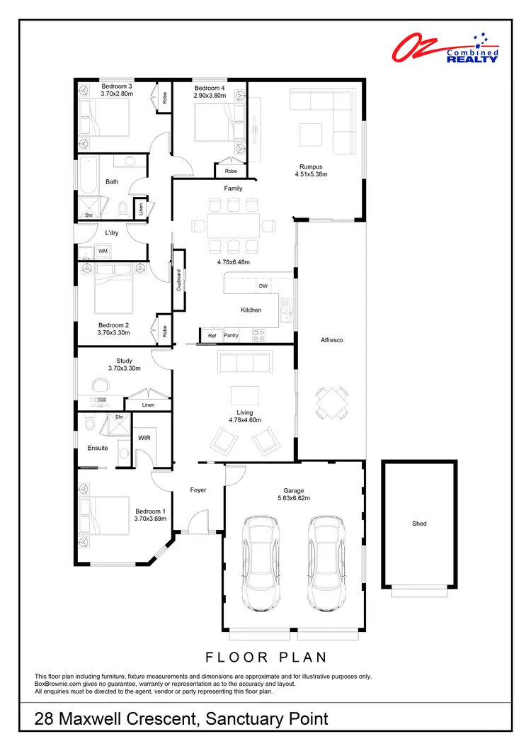 Floorplan of Homely house listing, 28 Maxwell Crescent, Sanctuary Point NSW 2540