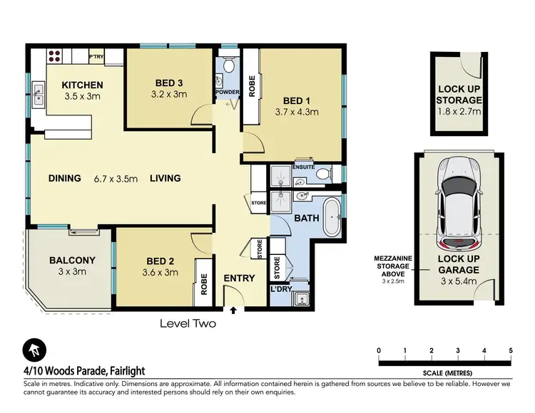 Floorplan of Homely apartment listing, 4/10-12 Woods Parade, Fairlight NSW 2094
