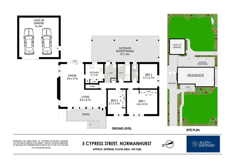 Floorplan of Homely house listing, 5 Cypress Street, Normanhurst NSW 2076