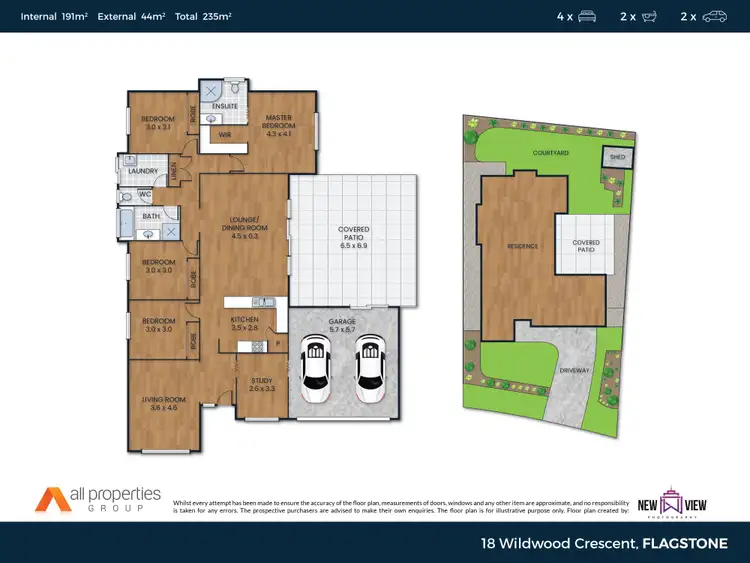 Floorplan of Homely house listing, 18 Wildwood Crescent, Flagstone QLD 4280